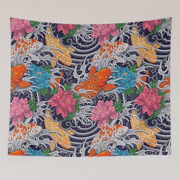 Item preview, Koi Fish pattern designed and sold by ArtLab-store.