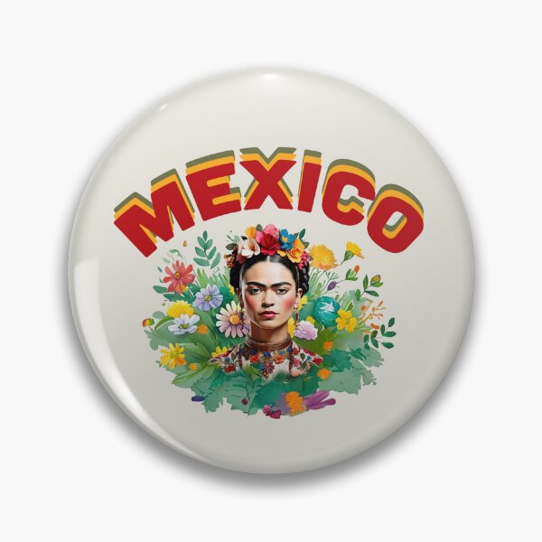 Item preview, Mexico pride design gif with flowers traditional designed and sold by La Loca.