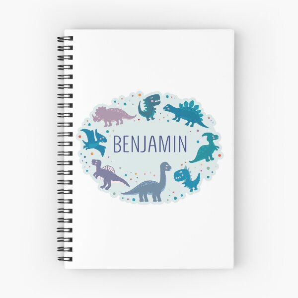 Item preview, Benjamin name surrounded by dinosaurs. designed and sold by 0ut0fSpace.