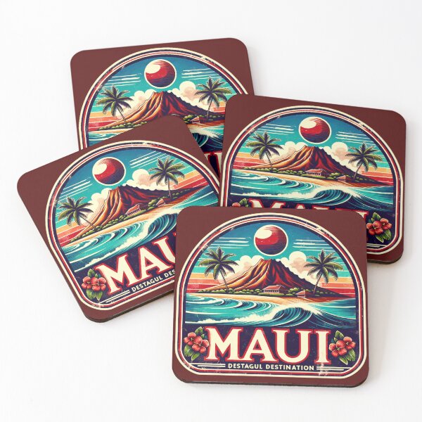 Item preview, Classic Maui Hawaii Souvenir Travel Memorabilia Maui designed and sold by PrintYOD.