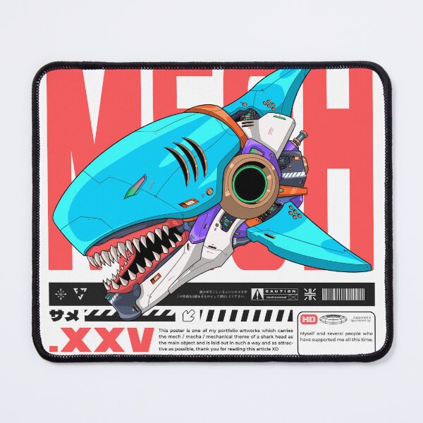 Item preview, Mech Sharkhead Vol.3 - White Bg designed and sold by efiik.