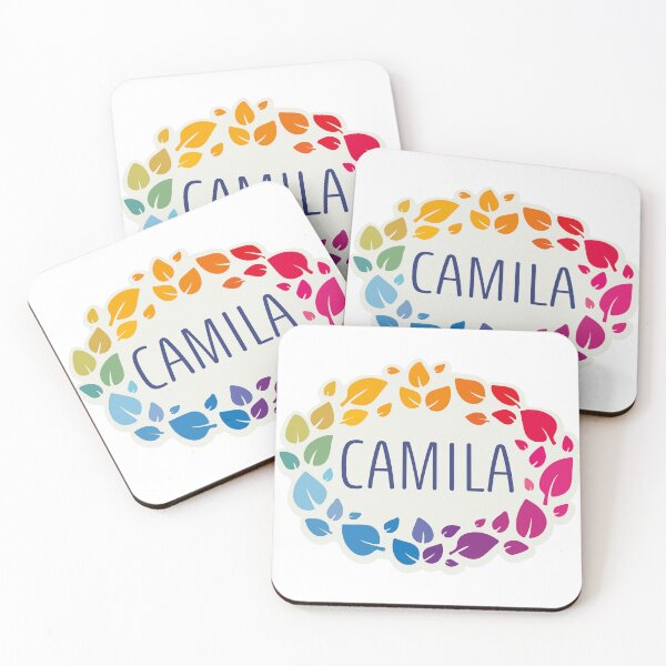 Item preview, Camila name surrounded by leaves designed and sold by 0ut0fSpace.