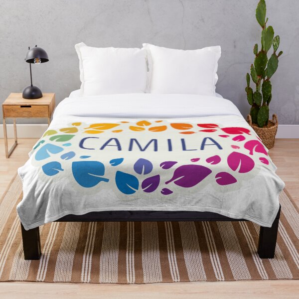 Item preview, Camila name surrounded by leaves designed and sold by 0ut0fSpace.