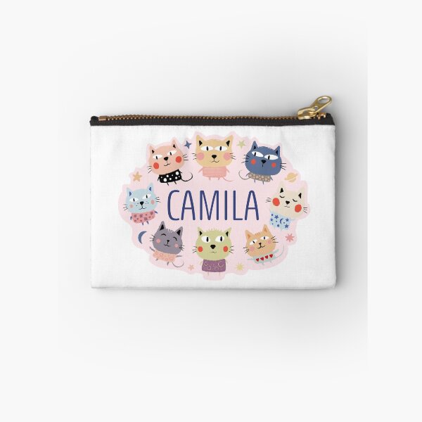 Item preview, Camila name surrounded by cats designed and sold by 0ut0fSpace.