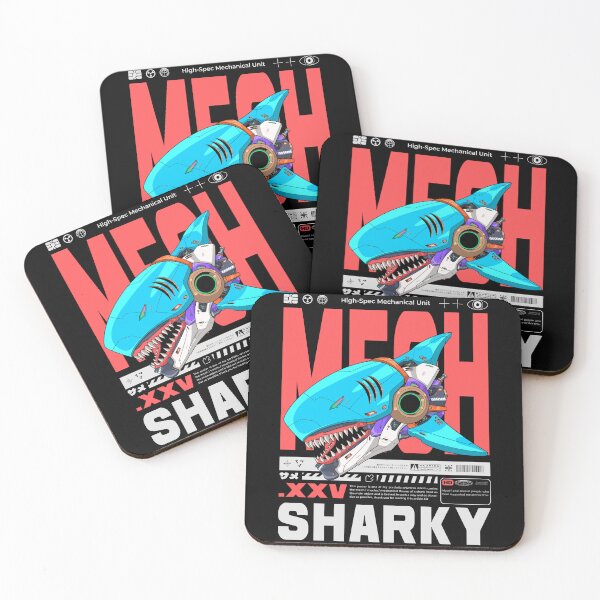Item preview, Mech Sharkhead Vol.3 - Black Bg designed and sold by efiik.