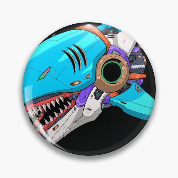 Item preview, Mech Sharkhead Vol.3 - Black Bg designed and sold by efiik.