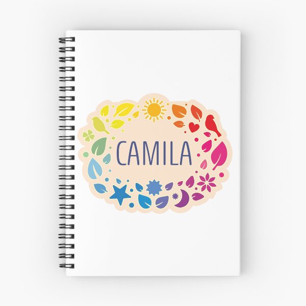 Item preview, Camila name surrounded by leaves designed and sold by 0ut0fSpace.