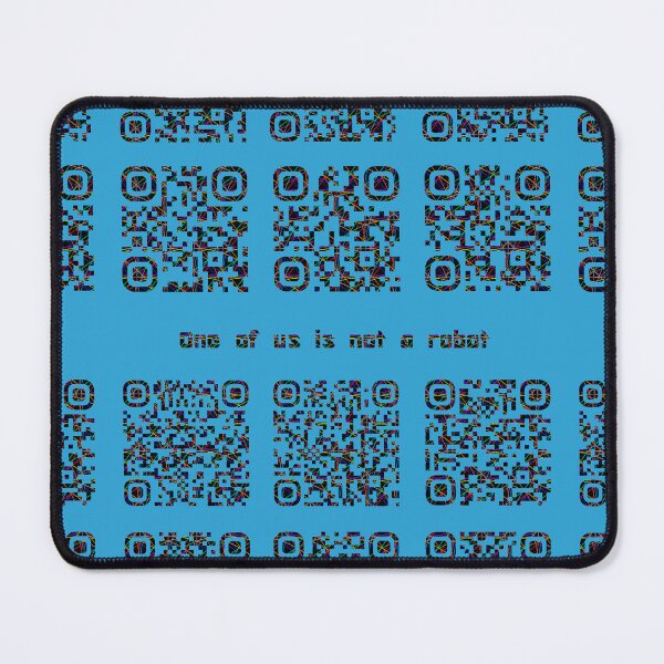 Item preview, One of us is not a robot (also in white print) designed and sold by MarkArtDesignUK.