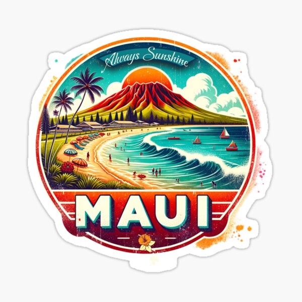 Item preview, Souvenir for Maui lovers Travel souvenir Maui designed and sold by PrintYOD.