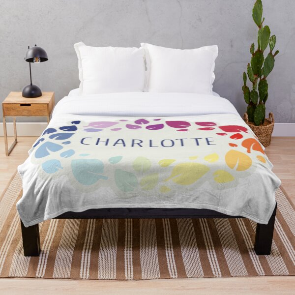 Item preview, Nombre de Charlotte rodeado de hojas. designed and sold by 0ut0fSpace.