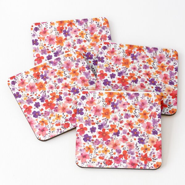 Item preview, Red and orange flowers for joy designed and sold by Magixa.