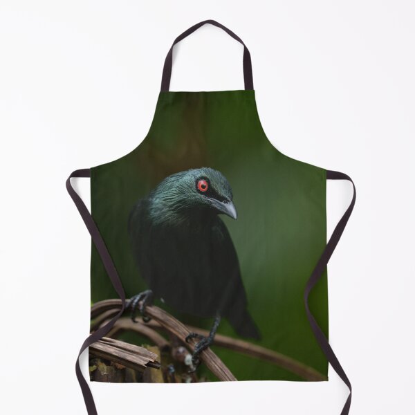 Item preview, Vivid Red Eyes of the Asian Glossy Starling designed and sold by rawshutterbug.