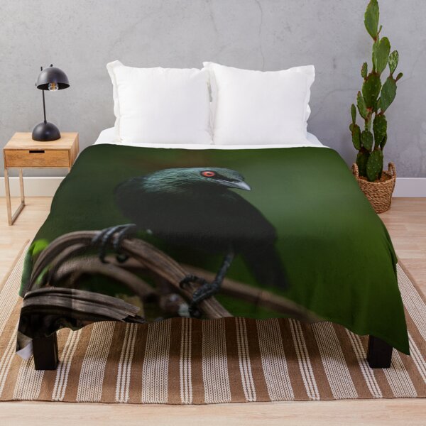 Item preview, Vivid Red Eyes of the Asian Glossy Starling designed and sold by rawshutterbug.