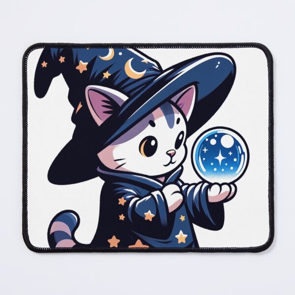 Item preview, The Starry Sorcerer Cat designed and sold by NTKSHOP11.