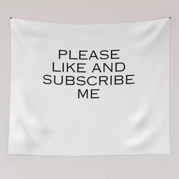 Item preview, Please like and subscribe me trending funny humor designed and sold by DudzDesignz.