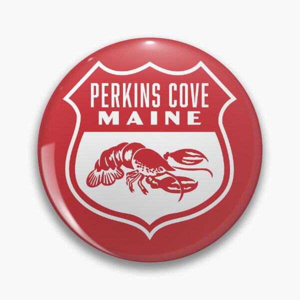 Item preview, Vintage Perkins Cove Maine Lobster Shield designed and sold by deadmansupplyco.
