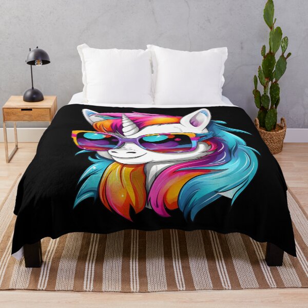 Item preview, Summer Colorful Cartoon Cool Gangsta Unicorn With Sunglasses designed and sold by Leonardo Palumbo.