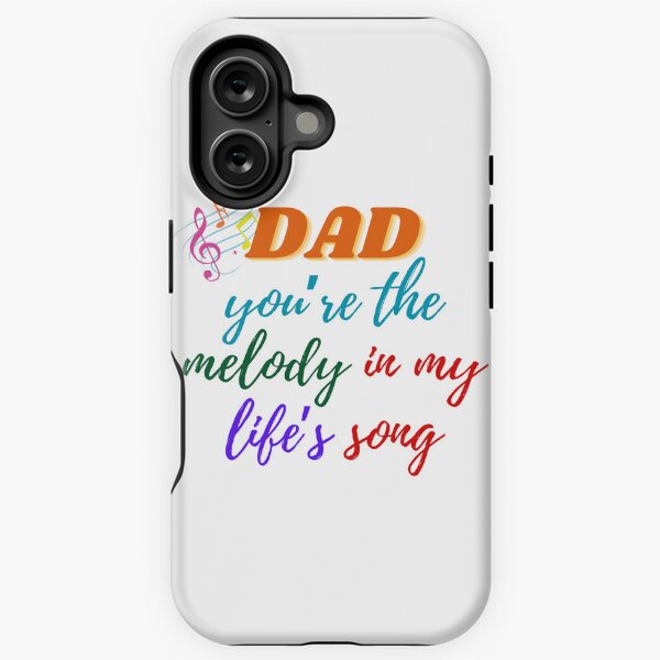 Vista previa del artículo con la obra «Papá, eres la melodía de la canción de mi vida.», diseñado y vendido por rajenrishi.