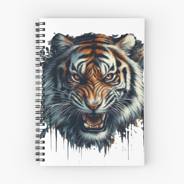 Item preview, Ferocious Tiger Watercolor Painting designed and sold by GoalLineGear.