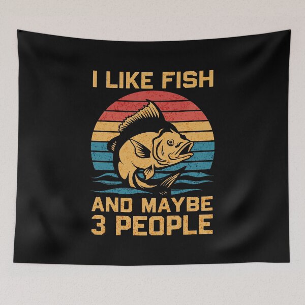 Item preview, I like fish and maybe 3 people fishing humor designed and sold by FinFriends.