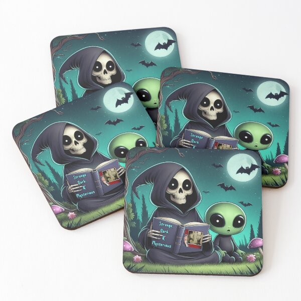 Item preview, Grim reads a story designed and sold by CokoCaution.