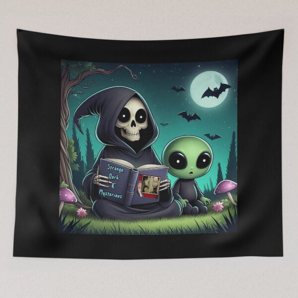 Item preview, Grim reads a story designed and sold by CokoCaution.