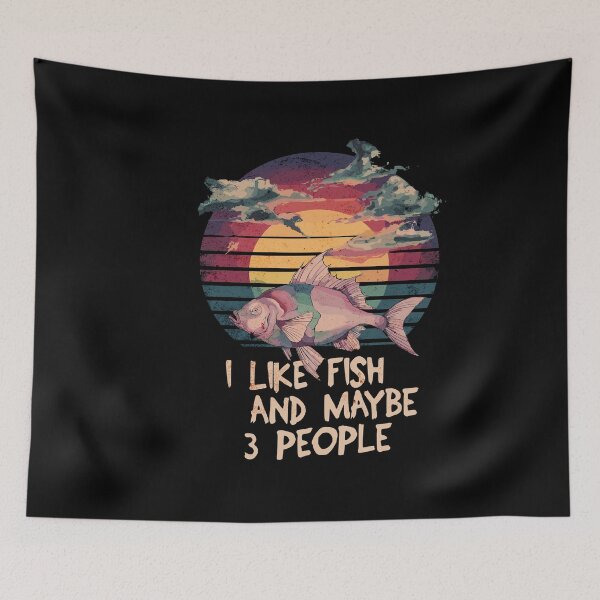 Item preview, I like fish & maybe 3 people hermits designed and sold by FinFriends.