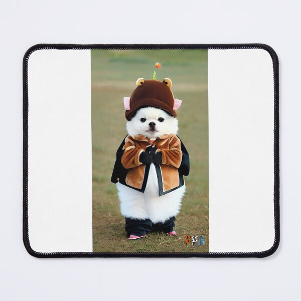 Item preview, Happy Dog in a Funny Costume #18 designed and sold by fabfunnyanimals.
