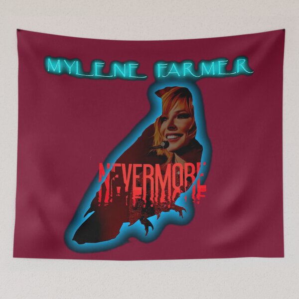 Item preview, NeverMore-MyleneFarmer--crow designed and sold by MusicVibesTee.