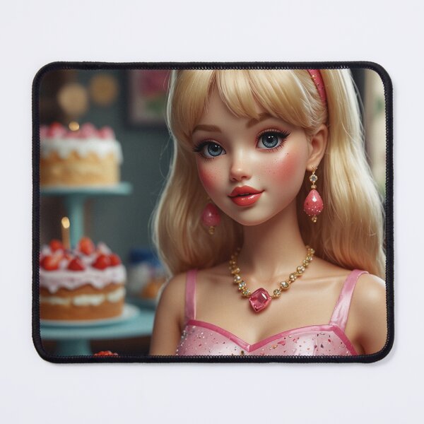 Item preview, Cartoon girl with strawberry cake  designed and sold by Millionsxi.