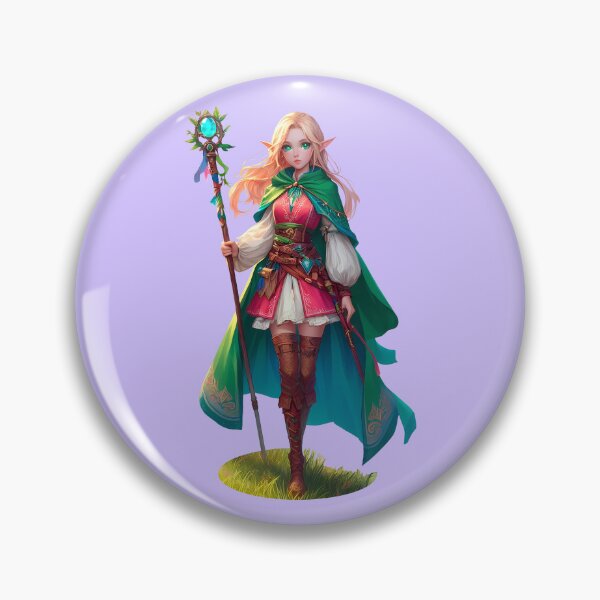 Item preview, Elf Sorceress of the Enchanted Forest Realm - Elf Design designed and sold by Second Draft Visuals.