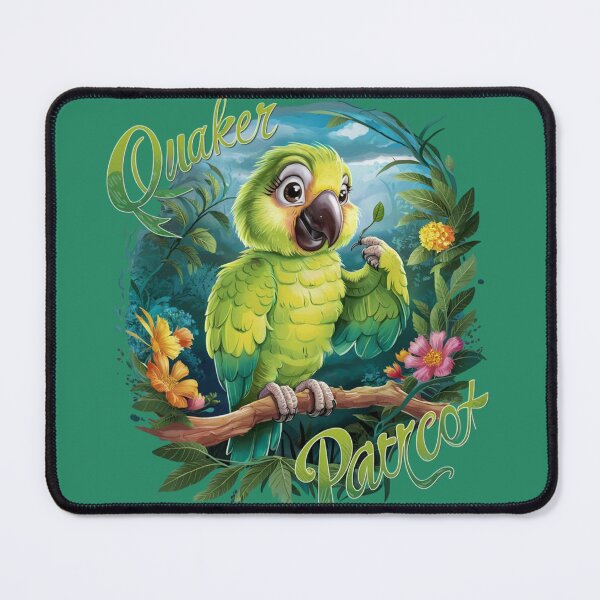 Item preview, Green Quaker Parrot designed and sold by Ajax90.