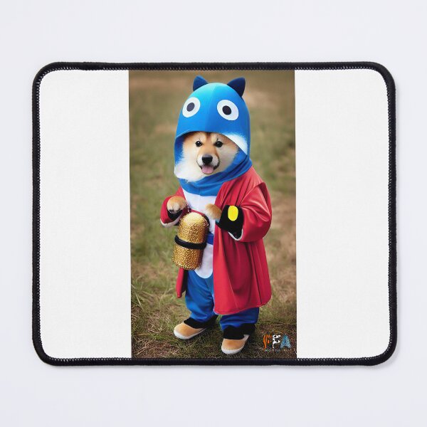 Item preview, Happy Dog in a Funny Costume #19 designed and sold by fabfunnyanimals.