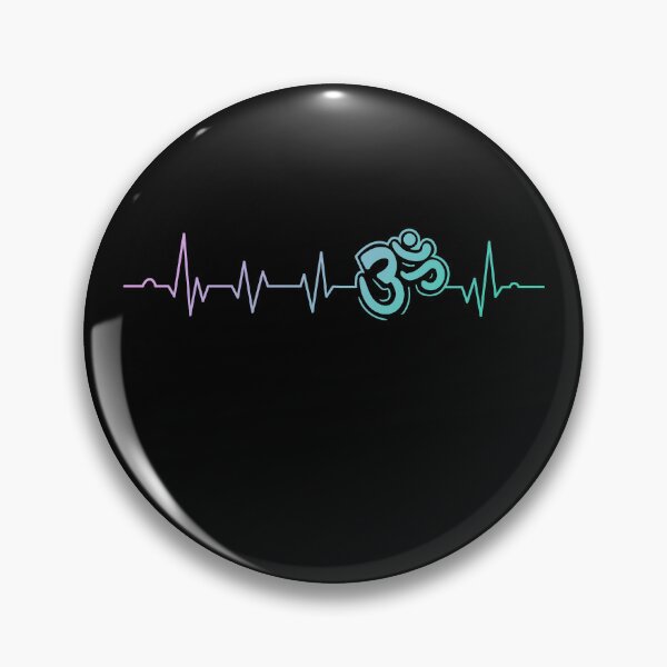 Item preview, Yoga Spiritual Symbol heartbeat designed and sold by Captain Mood.