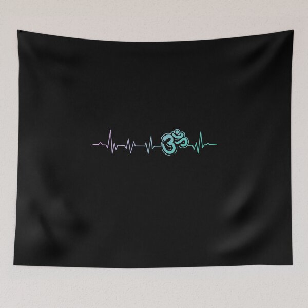 Item preview, Yoga Spiritual Symbol heartbeat designed and sold by Captain Mood.