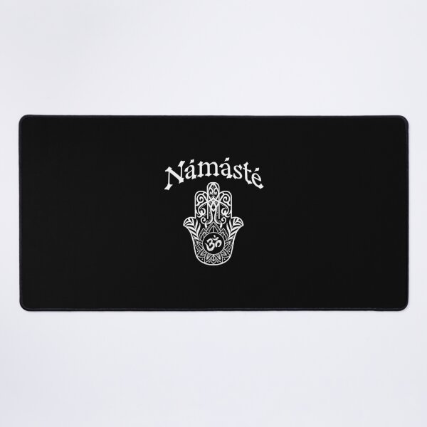 Item preview, Namaste Hand Hamsa Yoga Hinduism Vedas OHM designed and sold by Captain Mood.
