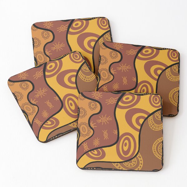 Item preview, Earth-Toned Ellipses designed and sold by LovingSolArt.