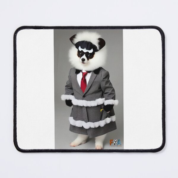 Item preview, Happy Dog in a Funny Costume #22 designed and sold by fabfunnyanimals.