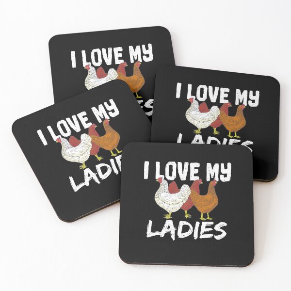 Item preview, Funny Chicken Design Gift Chicken Farmer I Love My Ladies designed and sold by Captain Mood.