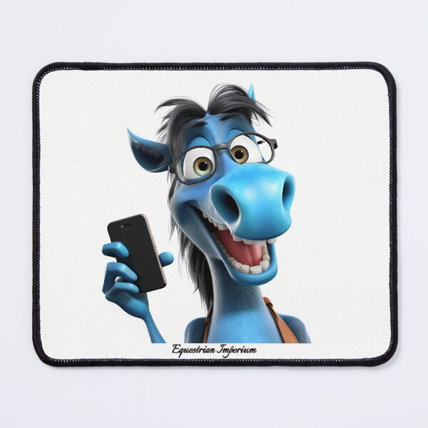 Item preview, Blueberry Blitz - Cartoon Kid Horse - Funny Horse designed and sold by EquestrianImperium.