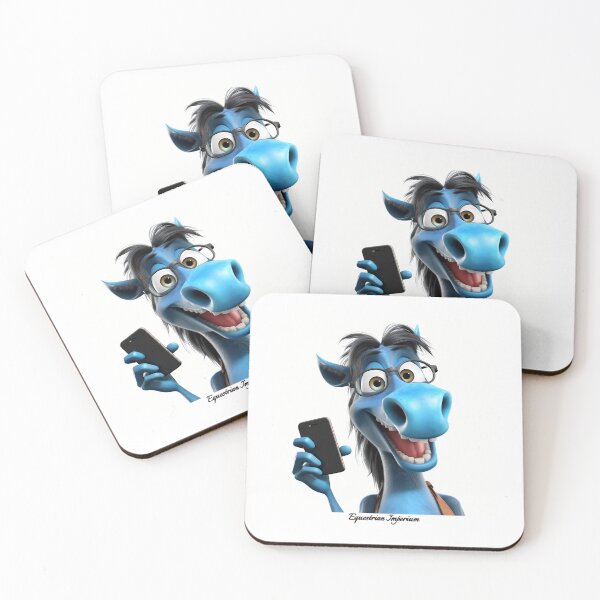 Item preview, Blueberry Blitz - Cartoon Kid Horse - Funny Horse designed and sold by EquestrianImperium.