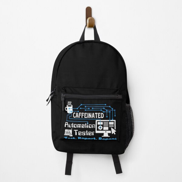 Item preview, Automation Tester. Test. Report. Repeat | White Font designed and sold by FocusChillax.