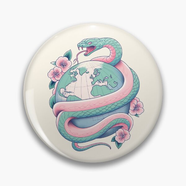 Item preview, Boundless: Midgard Serpent as a Pastel Sailor's Tattoo designed and sold by CrypRenaissance.