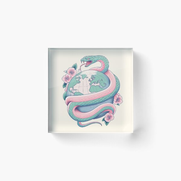 Item preview, Boundless: Midgard Serpent as a Pastel Sailor's Tattoo designed and sold by CrypRenaissance.