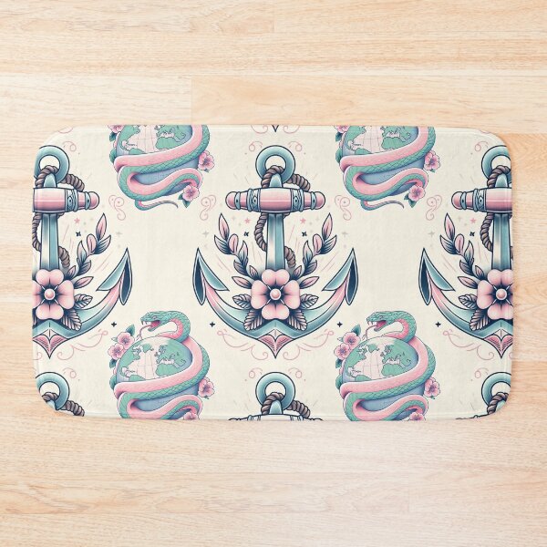 Item preview, Boundless: Midgard Serpent as a Pastel Sailor's Tattoo designed and sold by CrypRenaissance.