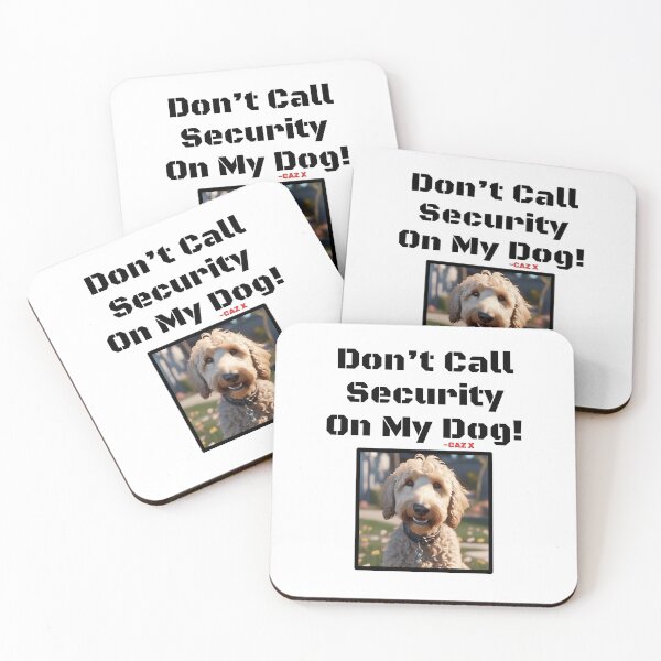 Item preview, CAZ X- "Don't Call Security On My Dog: Labradoodle" designed and sold by CazXMerch.