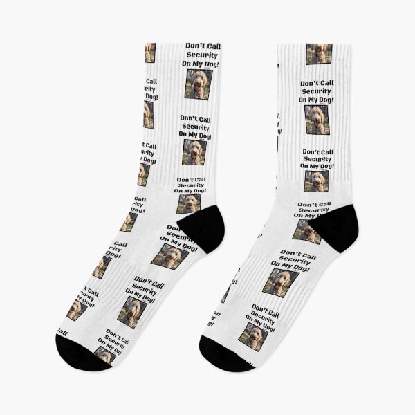 Item preview, CAZ X- "Don't Call Security On My Dog: Labradoodle" designed and sold by CazXMerch.