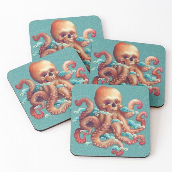 Item preview, Octopus Skull  designed and sold by Lyara Costa.