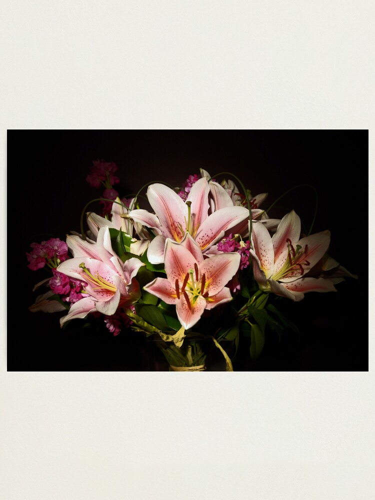 Alternate view of Flowers By Torch light Photographic Print