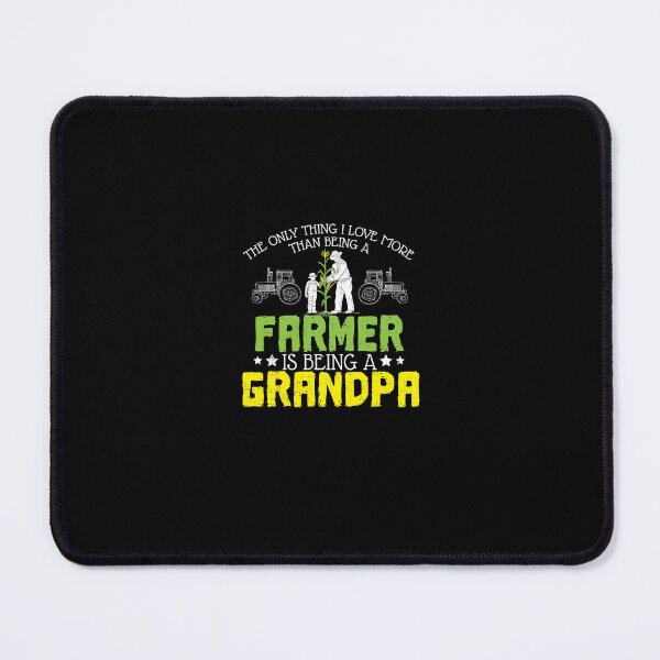 Item preview, Retired Farmer Grandpa Rancher Gifts Tractor Farm Farming (The only thing I love more than being a farmer is being a grandpa) designed and sold by Captain Mood.